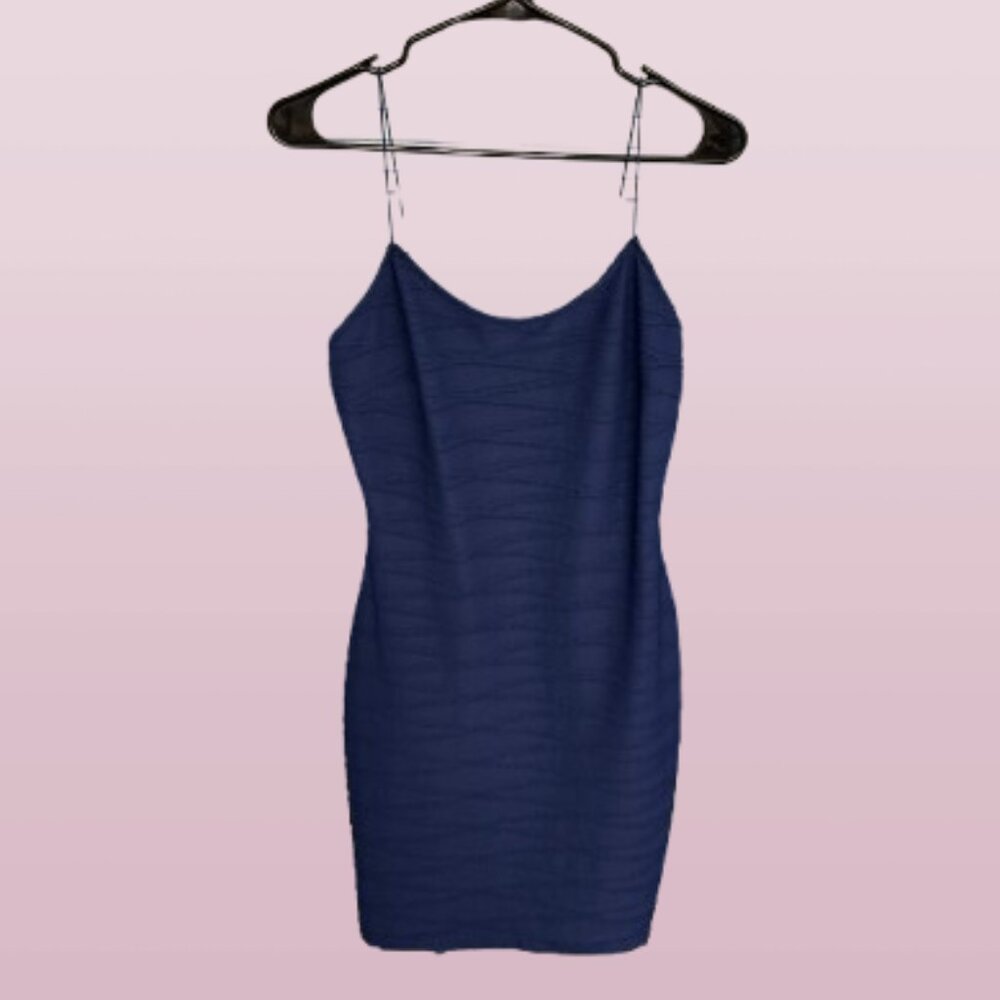 Windsor Blue Textured Dress Size M